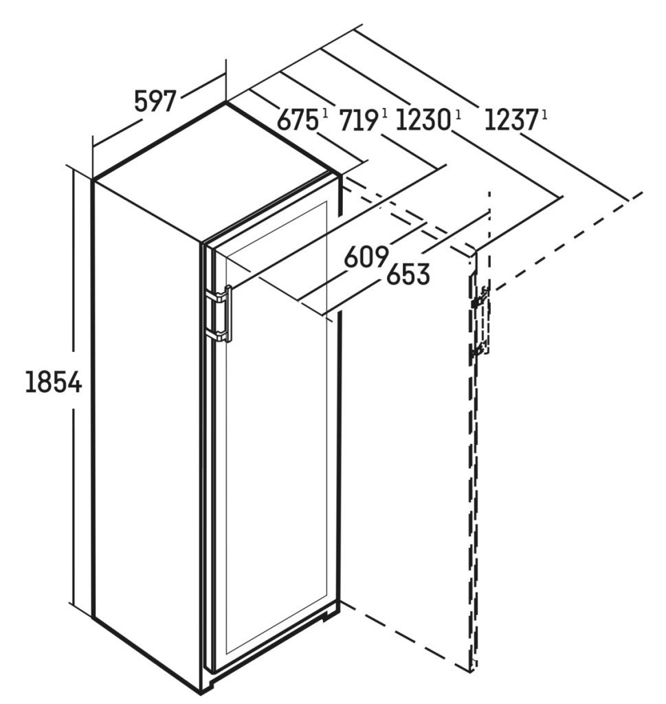 Liebherr Wijnklimaatkast WSbsi 5252 Vinidor - 155 flessen
