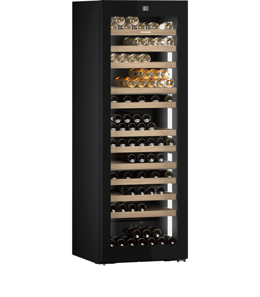 Liebherr Wijnklimaatkast Vinidor Selection met zwarte glasdeur WPgbi 7473