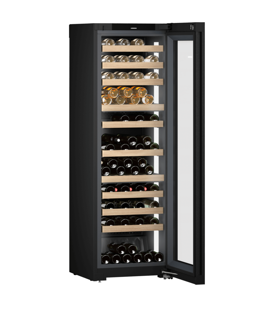 Liebherr Wijnklimaatkast Vinidor Selection met zwarte glasdeur WPgbi 5273