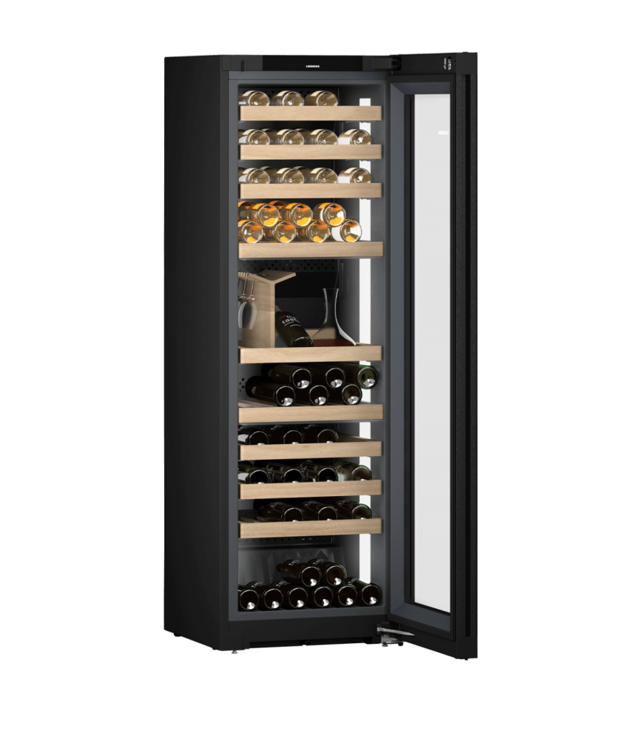 Liebherr Wijnklimaatkast Vinidor Selection met zwarte glasdeur WPgbi 5283