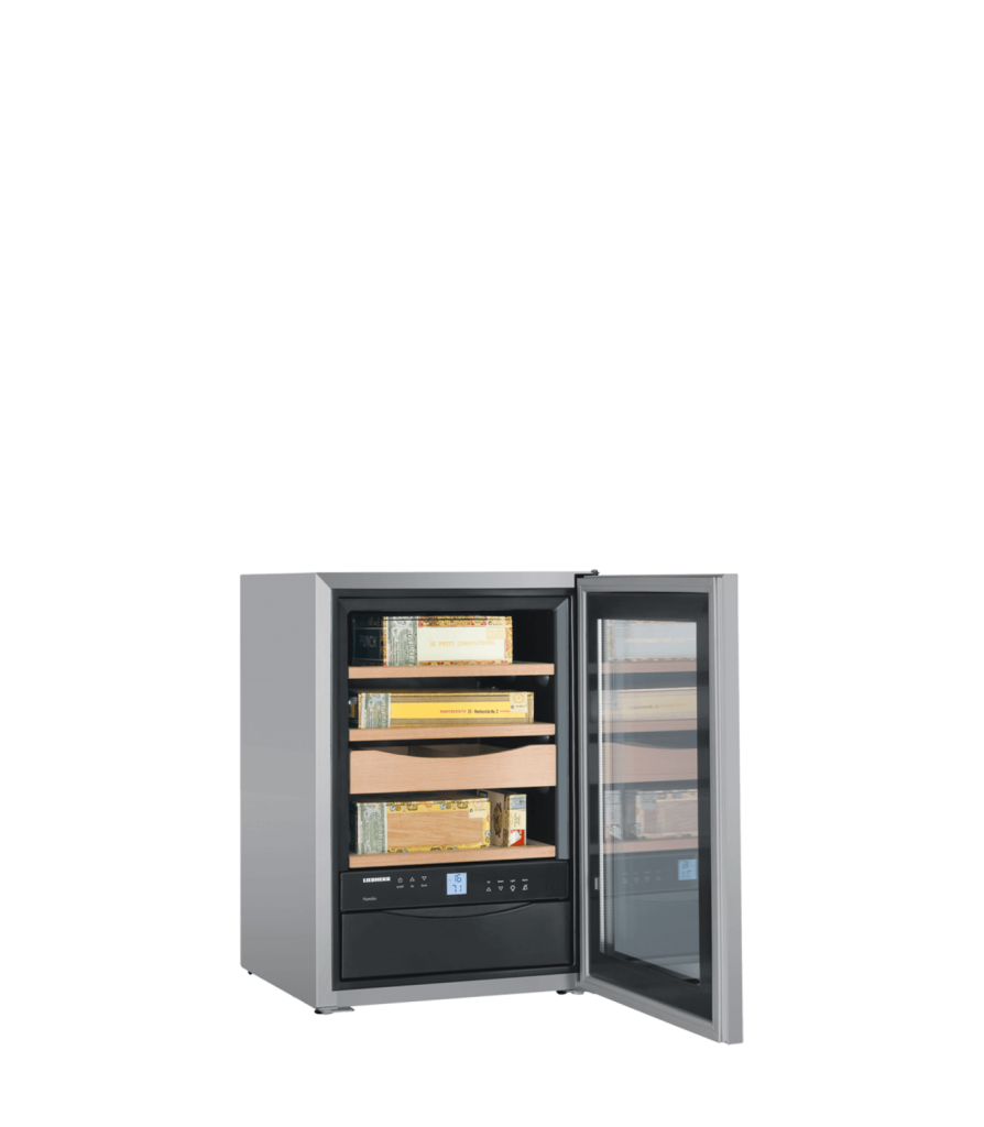 Liebherr Humidor rvs met glasdeur ZKes 453