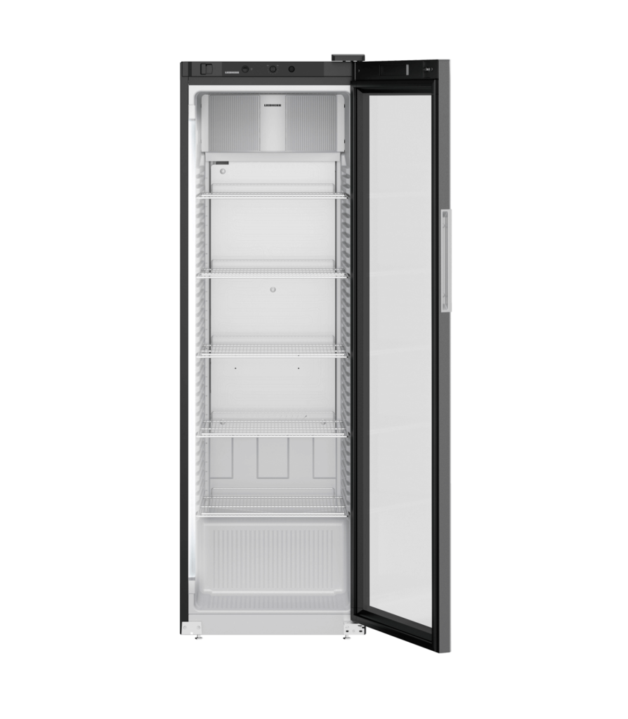 Liebherr Flessenkoeler zwart met glasdeur MRFvd 4011 Blackline